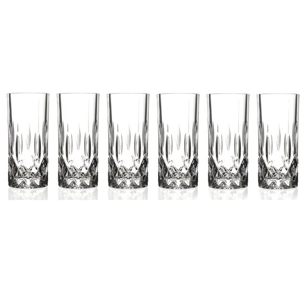 RCR Trix Crystal Liqueur Cordial Glass set of 6