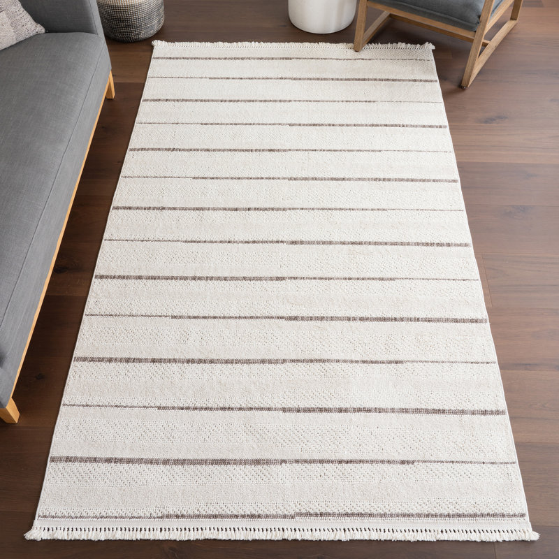Tapis à rayures Aloe, Rectangle 4 pi x 6 pi