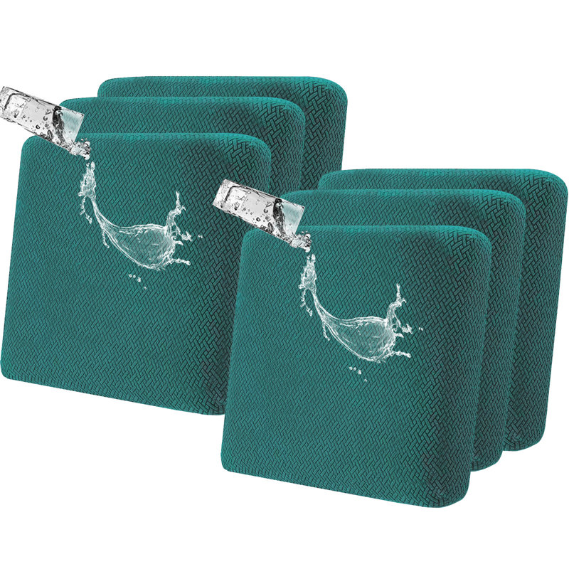 Housse pour coussin en tissu, Tissu vert foncé