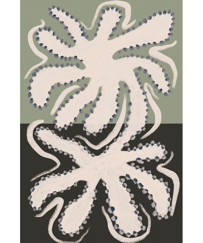 «Reflection Octopus Forms» par Treechild - Art mural animal - toile tendue 40 × 60, 40 × 60, Toile tendue