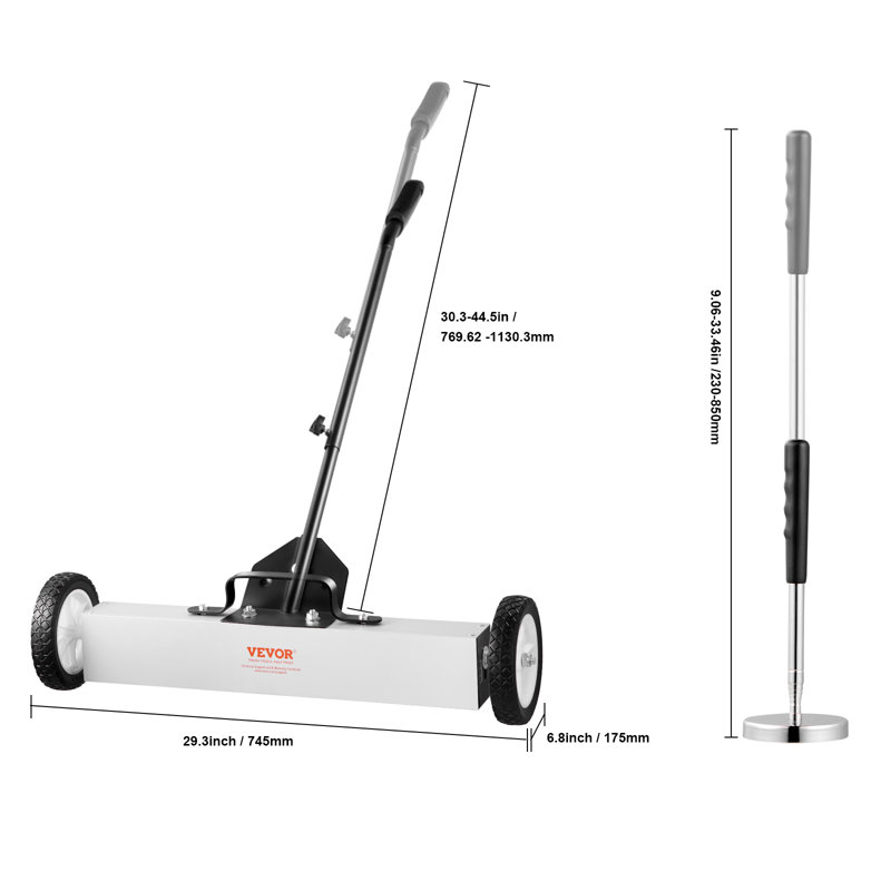 Sweepers, 74.5cm L x 17.5cm W