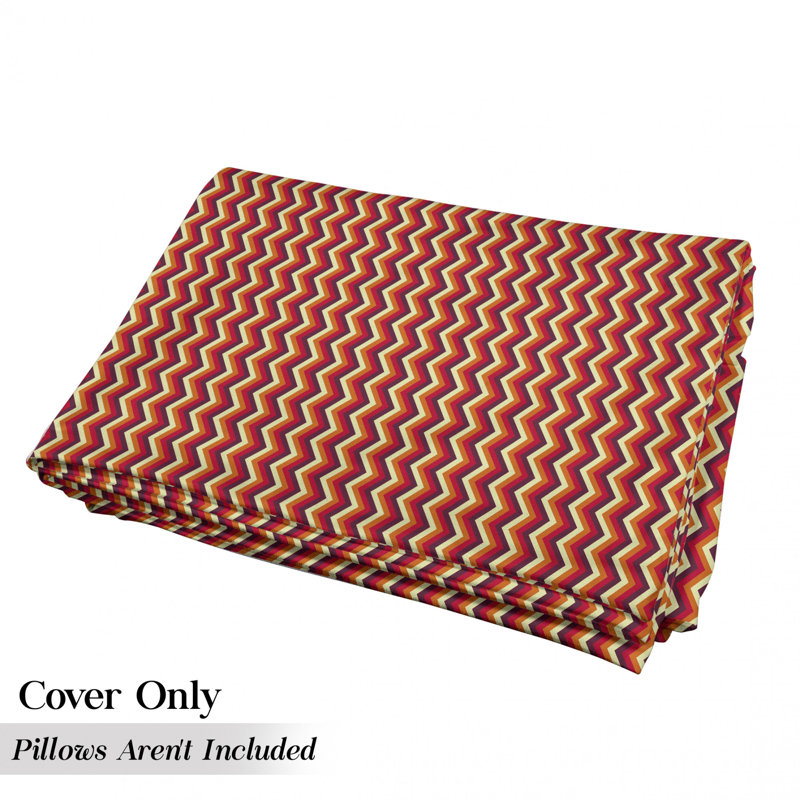 Housse de coussin d'extérieur Zig Zag, H 2 po x l 27 po x P 88 po