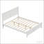 Lit plateforme moderne en bois massif avec support de lattes en bois robuste, aucun sommier requis-494687842-494687853