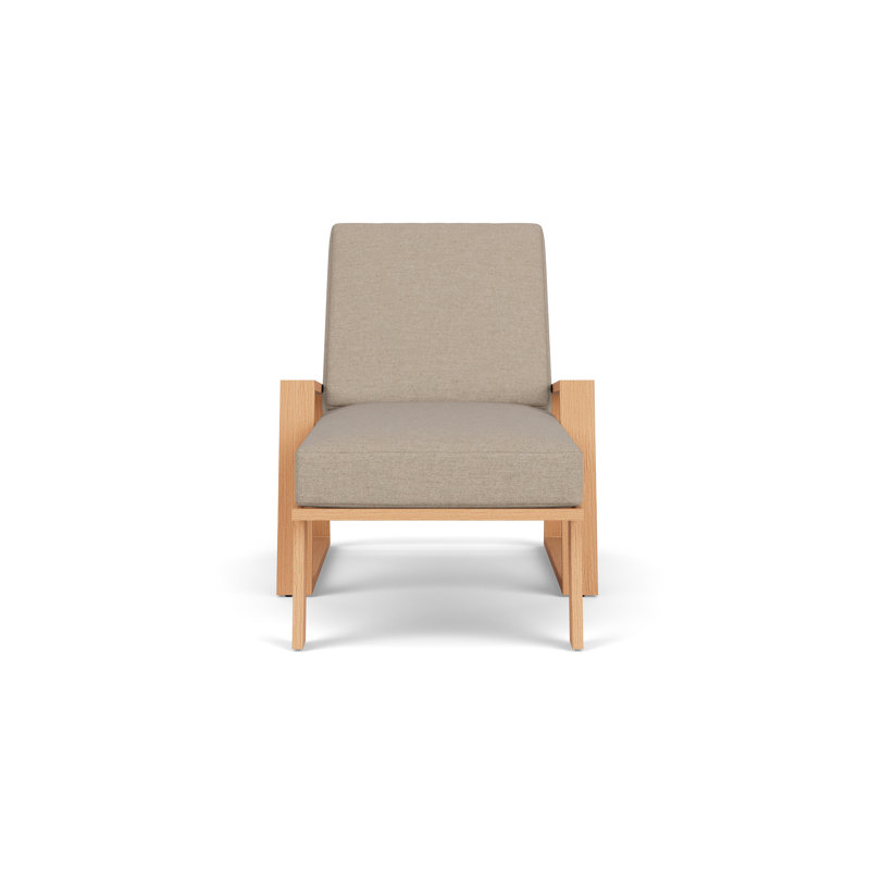 Pursuit Outdoor Chaise Lounge, Demo Oatmeal