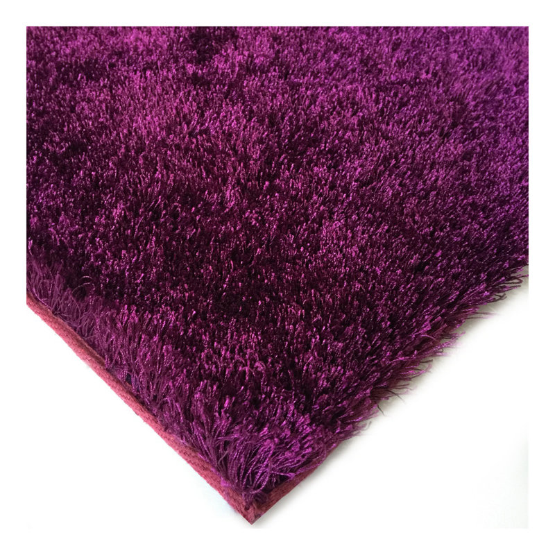 Tapis touffeté à la main «Fuzzy Shaggy», Rectangle 7 pi x 5 pi