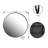 31.5 Inch Surface Mount Round Metal Framed Medicine Cabinet With Mirror And Adjustable Shelves Black Wall Mirror With Storage For Bathroom-217313973