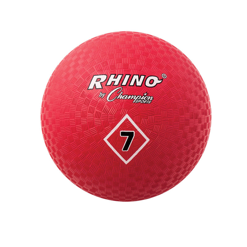 Balle de jeu Champion Sports, 7 po, rouge, paquet de 3
