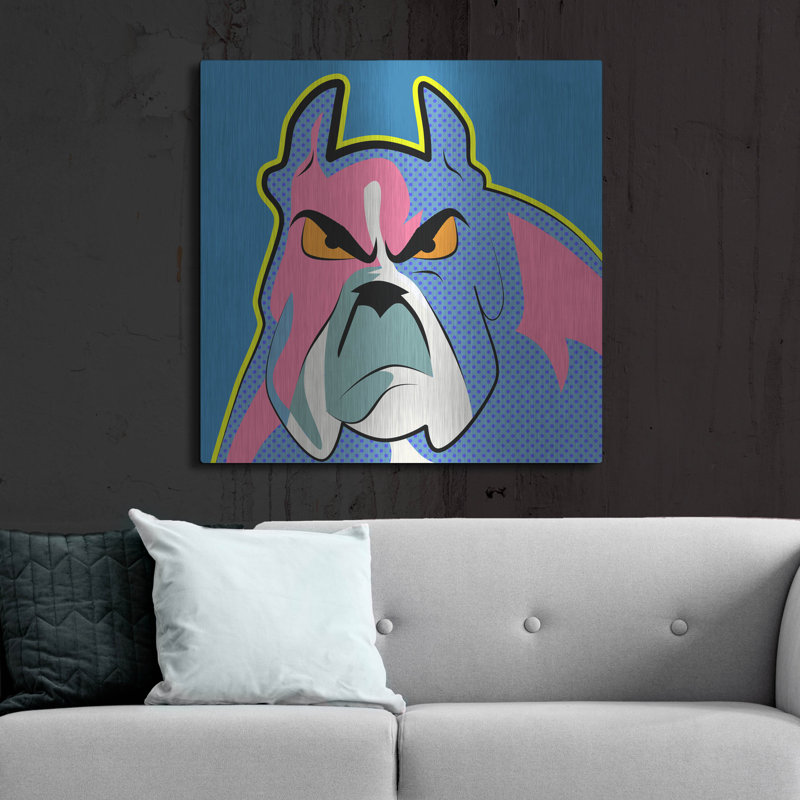 «Bull Dog Pop» par Mark Ashkenazi, H 36 po x l 36 po