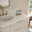 Meuble-lavabo mural simple 49 po avec comptoir en quartz blanc pur Mulloy 1,5 po Mulloy-1279696482-1279696481