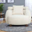 Fauteuil d'appoint en nuage doux, chaise moderne en chenille de 38 pouces pour la maison