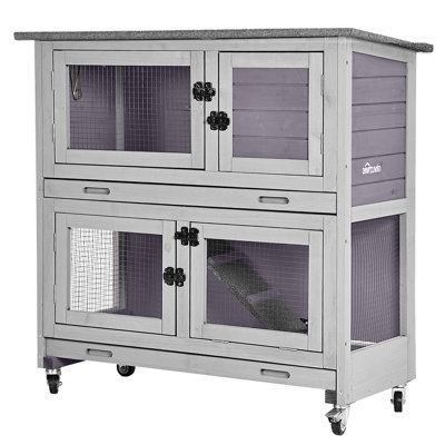 Weather Resistant Rabbit Small Animal Hutch