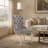 Modern Velvet Upholstered Dining Chair with Tufted Back, Nailhead Trim-225389099