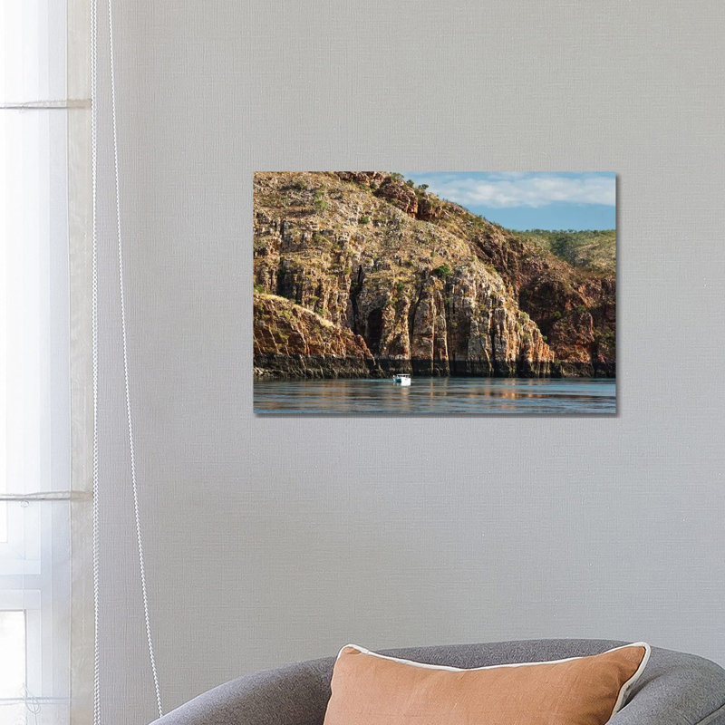 Horizontal Falls Boat by James Vodicka - Wrapped Canvas Gallery-Wrapped Canvas Giclée, 66.04 cm H x 45.72 cm W
