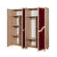 Rumsey 4 Door Manufactured Wood Wardrobe-804883221