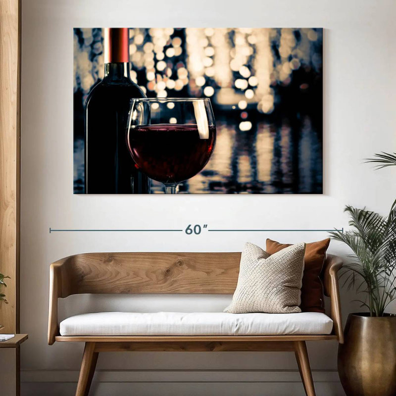 Vin rouge festif Yarlin, H 34 po x l 51 po