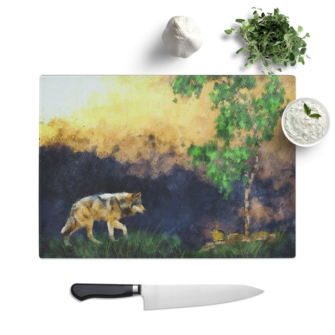 Abstract Wolf Vol.5 Painting Chopping Board