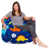 Canvas Dinos on Blue