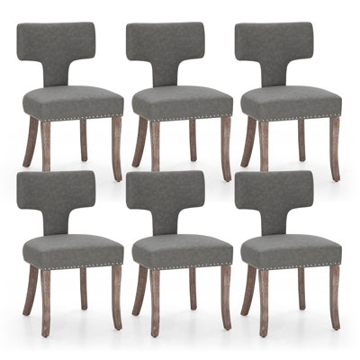 Dinning Chairs In Mordern Life With Leather Upholstered