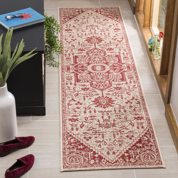 Donivin 100 Performance Oriental Indoor/Outdoor Area Rug