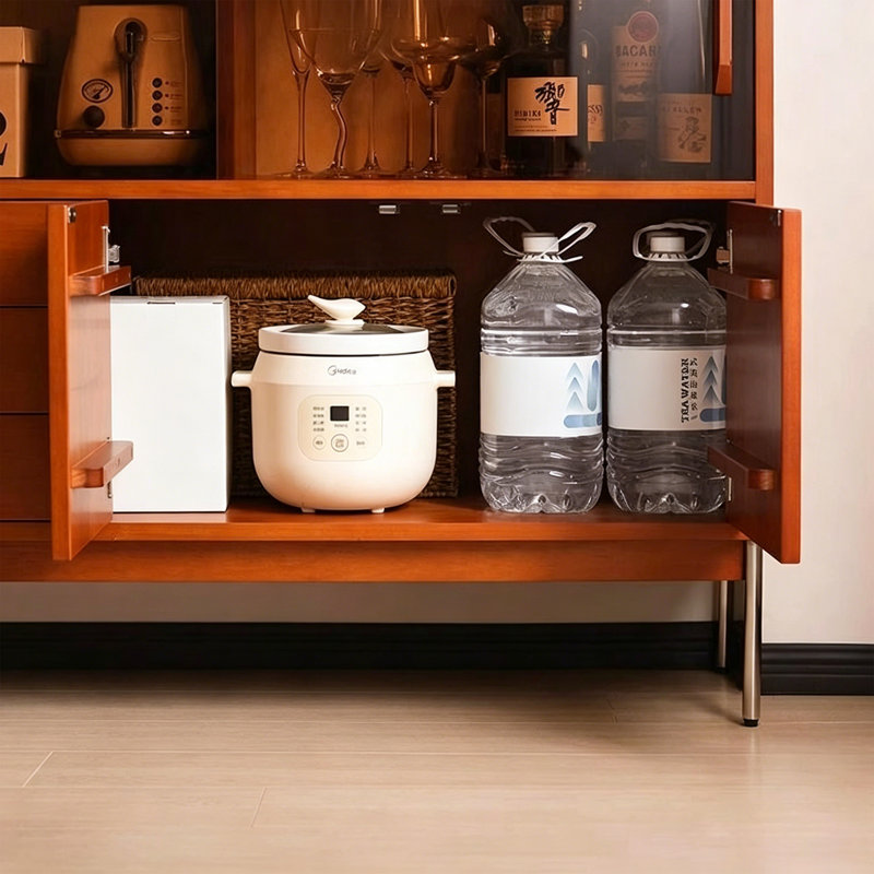 Table buffet médiévale en acier inoxydable Creative, 37.40" H x 47.24" W x 15.75" D