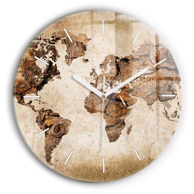 Glass Wall Clock