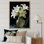 Perle pureté vase nature morte I, reproduction d'art sur toile
