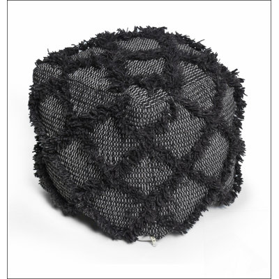 Jumanji Hcrafted Wool  Cotton Pouf,Comfortable choice, multiple functions, classic design, and cozy corners Color