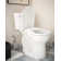 2-Series Non Electronic Bidet Seat for Round Toilets in White