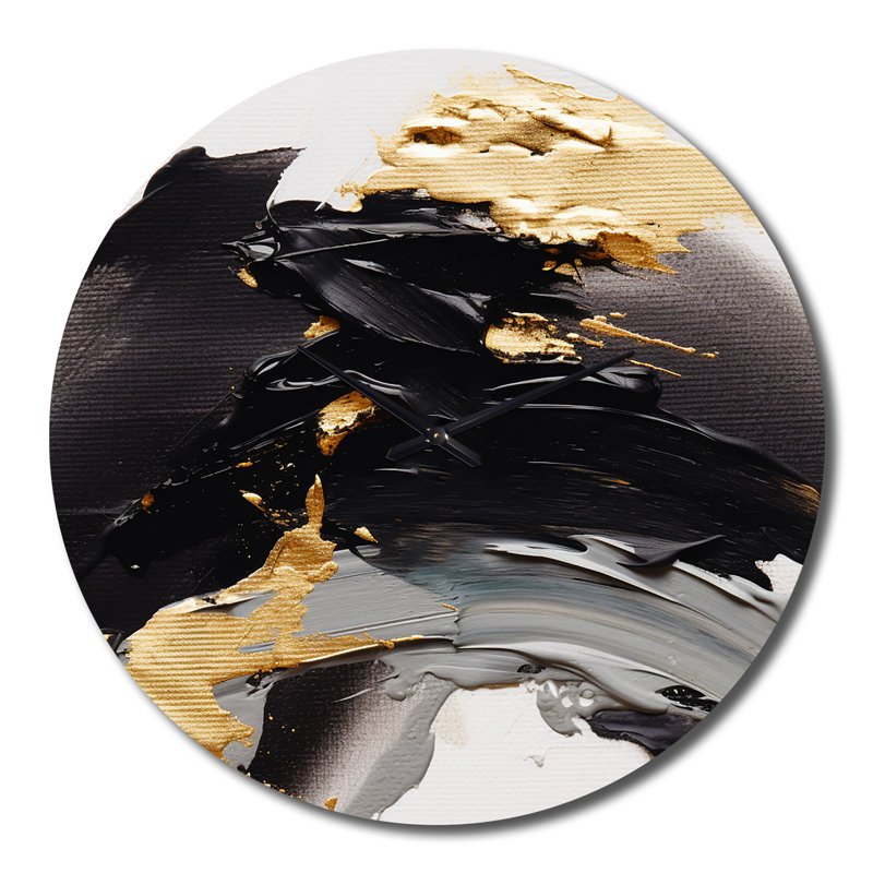 Horloge murale en métal exquise Darling, Grand