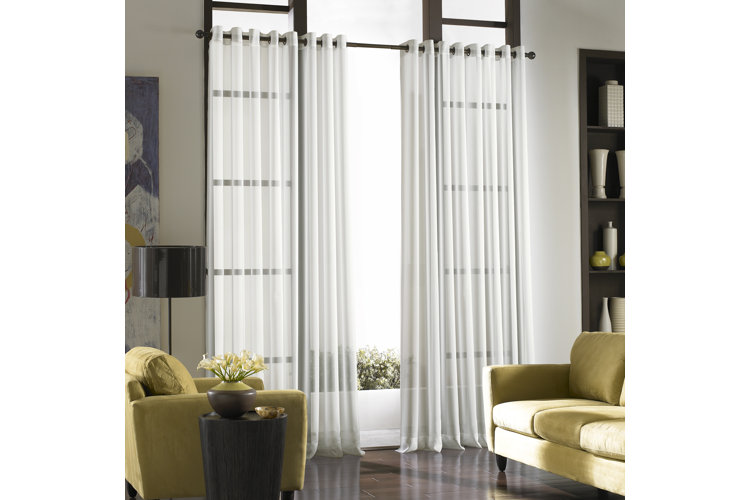 Top 105&quot; - 114&quot; Sheer Curtains & Drapes