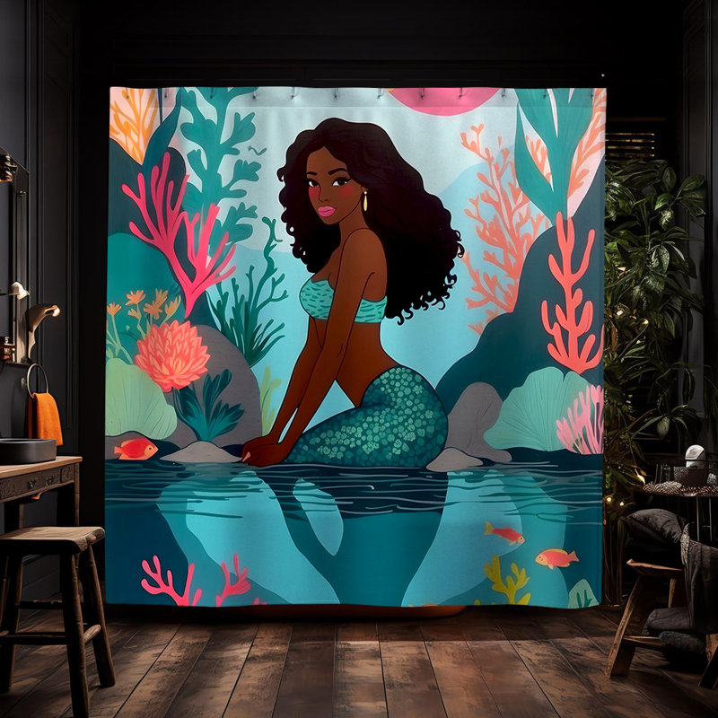 Rideau de douche Sebastian Mermaid