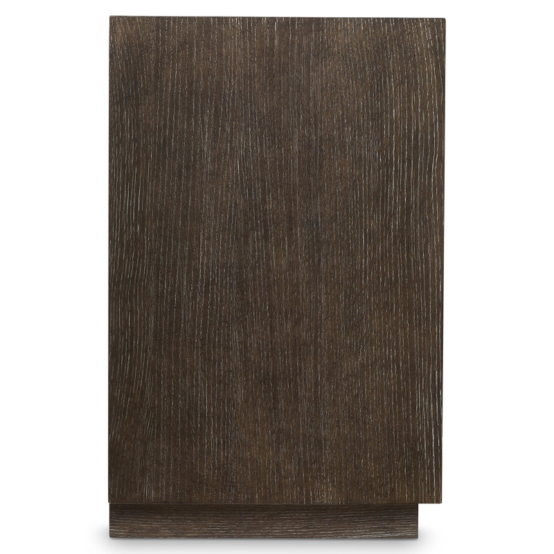Linea Media Console, Linea - Cerused Charcoal Finish