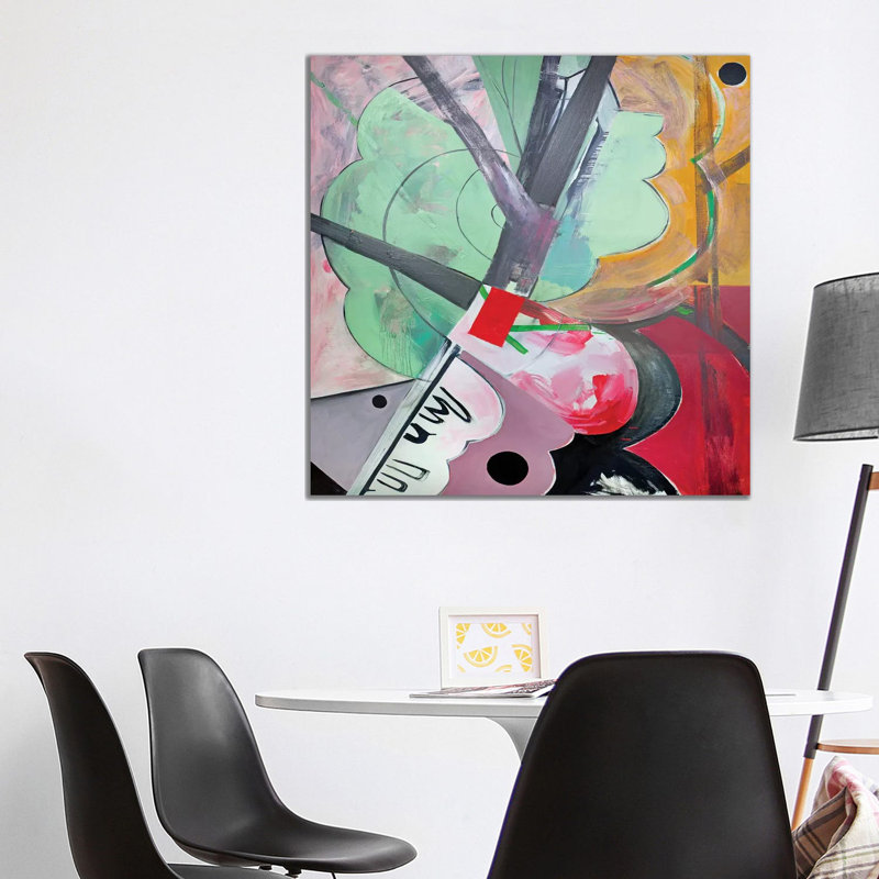 Intersection by Pamela Staker - Painting on Canvas, 45.72 cm H x 45.72 cm W x 3.175 cm D, Wrapped Canvas