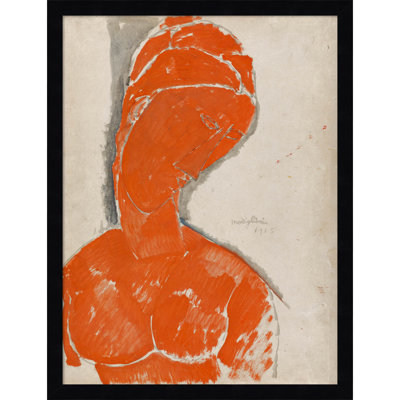 Rune "Female Bust in Red" Print