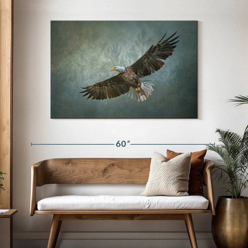 Brampt Majestic Flying Eagle, 32" H x 48" W