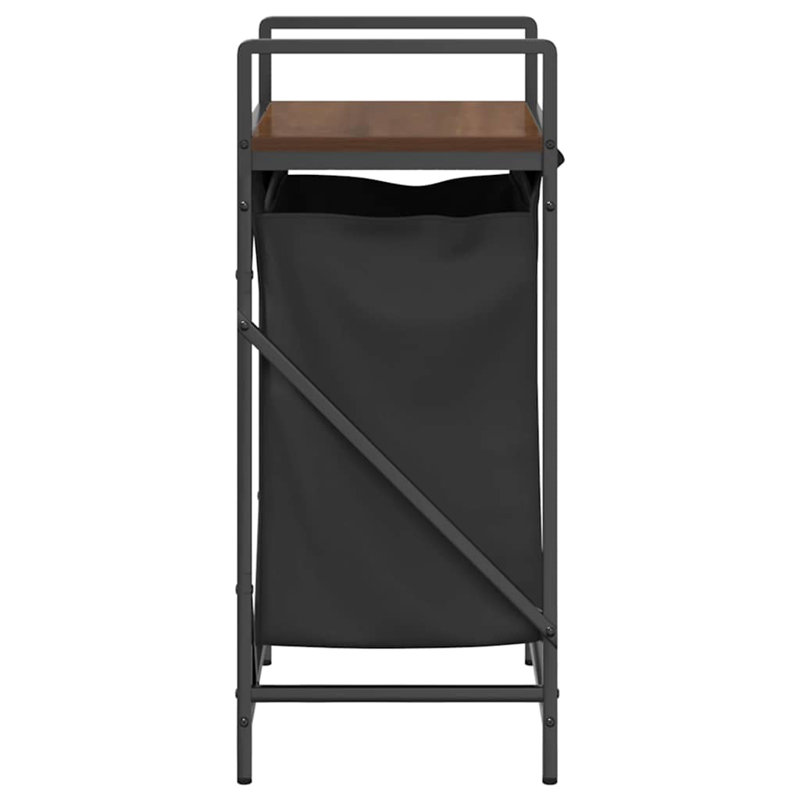 Laundry Cart, Dark Brown