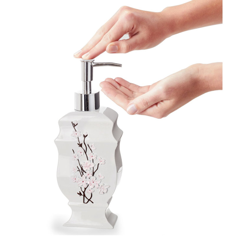 Creative Scents Vanda White Soap Dispenser