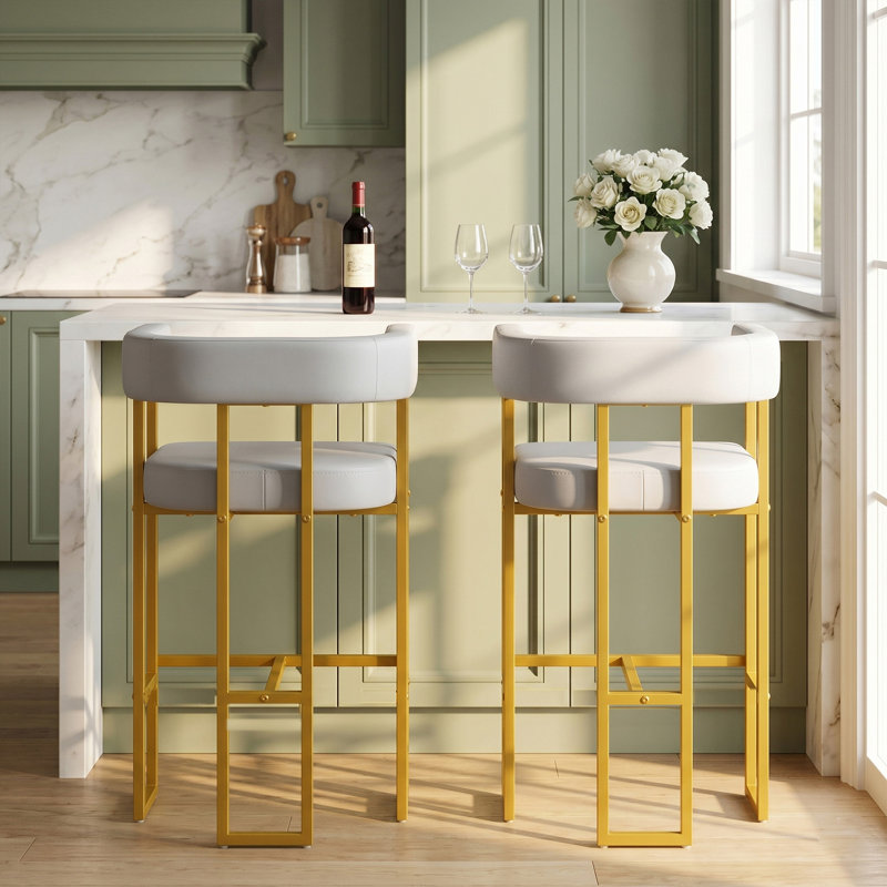 Ensemble de 2 tabourets de bar à hauteur de comptoir Modern