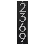 Floating Modern 6" Number Vertical Address Plaque (4 Characters)