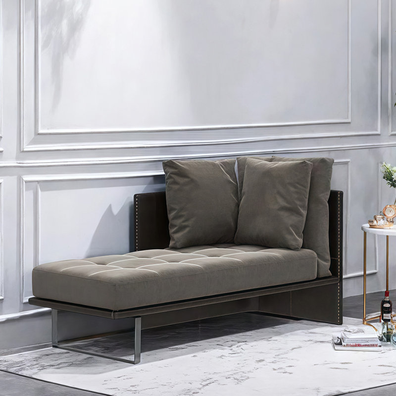 Chaise longue de loisirs simple et confortable, Orienté à droite