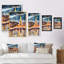 «Paris At Night with Bright Shining Eiffel Tower», reproduction sur toile-1406836001-1406836023