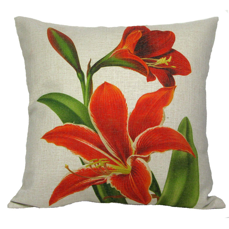 Floral Throw Pillow