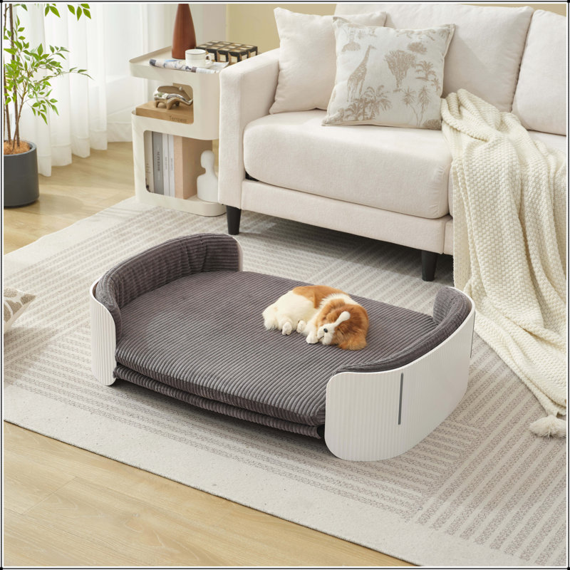 Lit pour animaux de compagnie, Gris