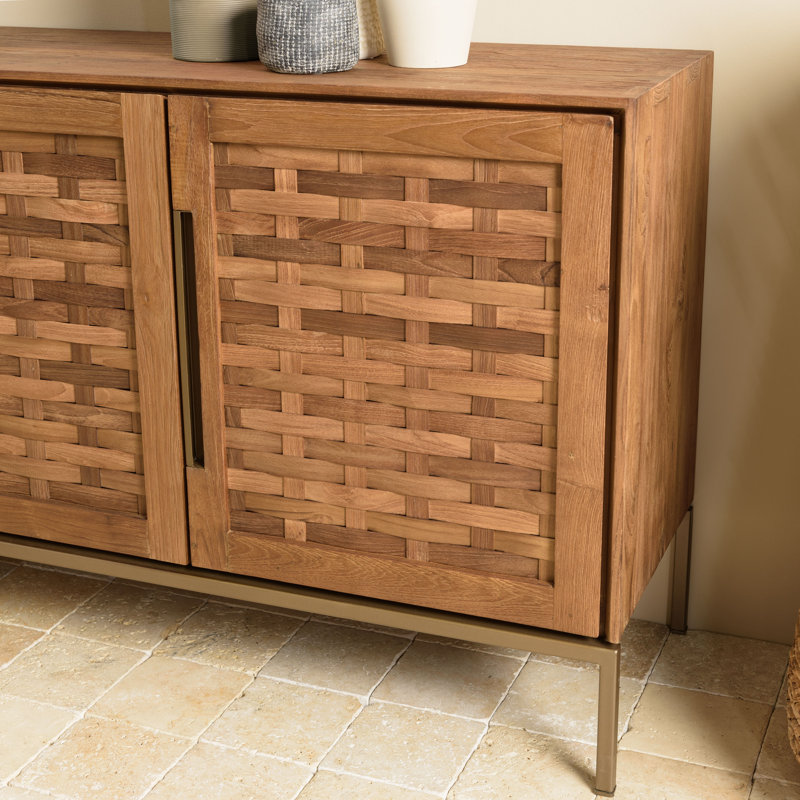 Ksenia 151cm Solid Wood Sideboard