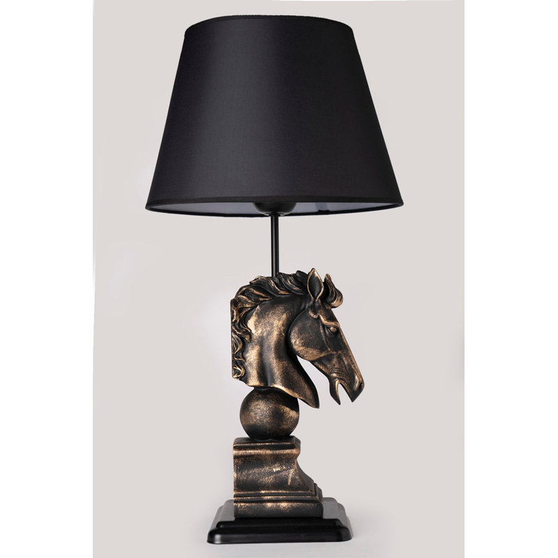 Metal Table Lamp, Gold