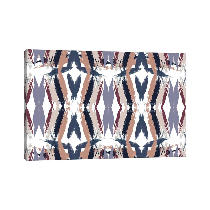 Mirror Mirror IV by Jennifer Goldberger - Wrapped Canvas Painting, 20.32 cm H x 30.48 cm W
