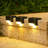 Solar Powered Integrated LED Deck Lights Outdoor Waterproof Step Light for Fence Patio Yard Pathway-63599635
