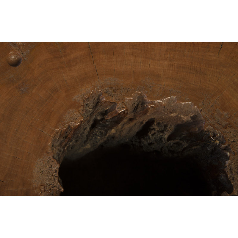 Origins Solid Wood Abstract End Table