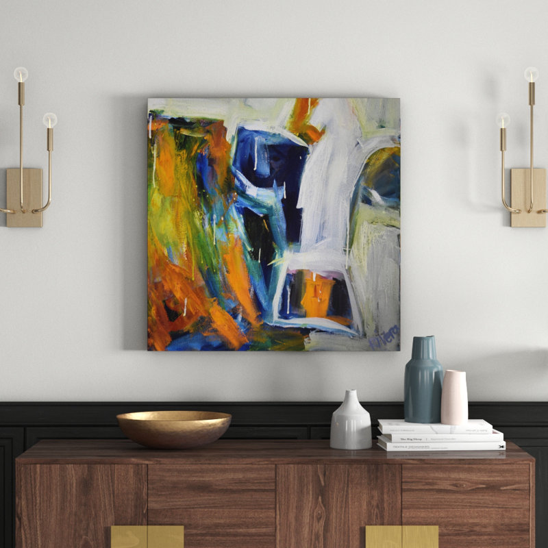Michelle Rivera - Wrapped Canvas Painting, 81cm H x 81cm W x 3.81cm D