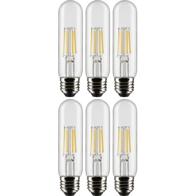 5,5 watts (50 watts équivalents), DEL T10, ampoule à intensité variable, culot moyen E26 (standard)